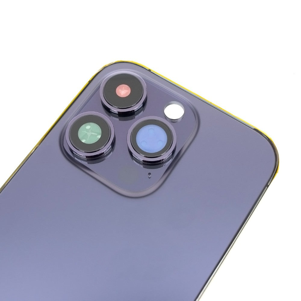 Rear Housing for iPhone 14 Pro (NO LOGO)-Deep Purple Rear Housing for iPhone 14 Pro (NO LOGO)-Deep Purple